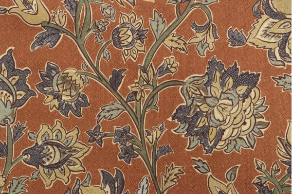 Lacefield Malli Printed Fabric in Copper