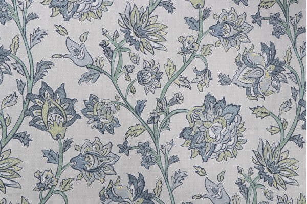 Lacefield Malli Printed Fabric in Seaglass