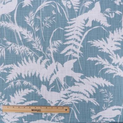 Lacefield Boca-Concord Fabric in Dusty Blue