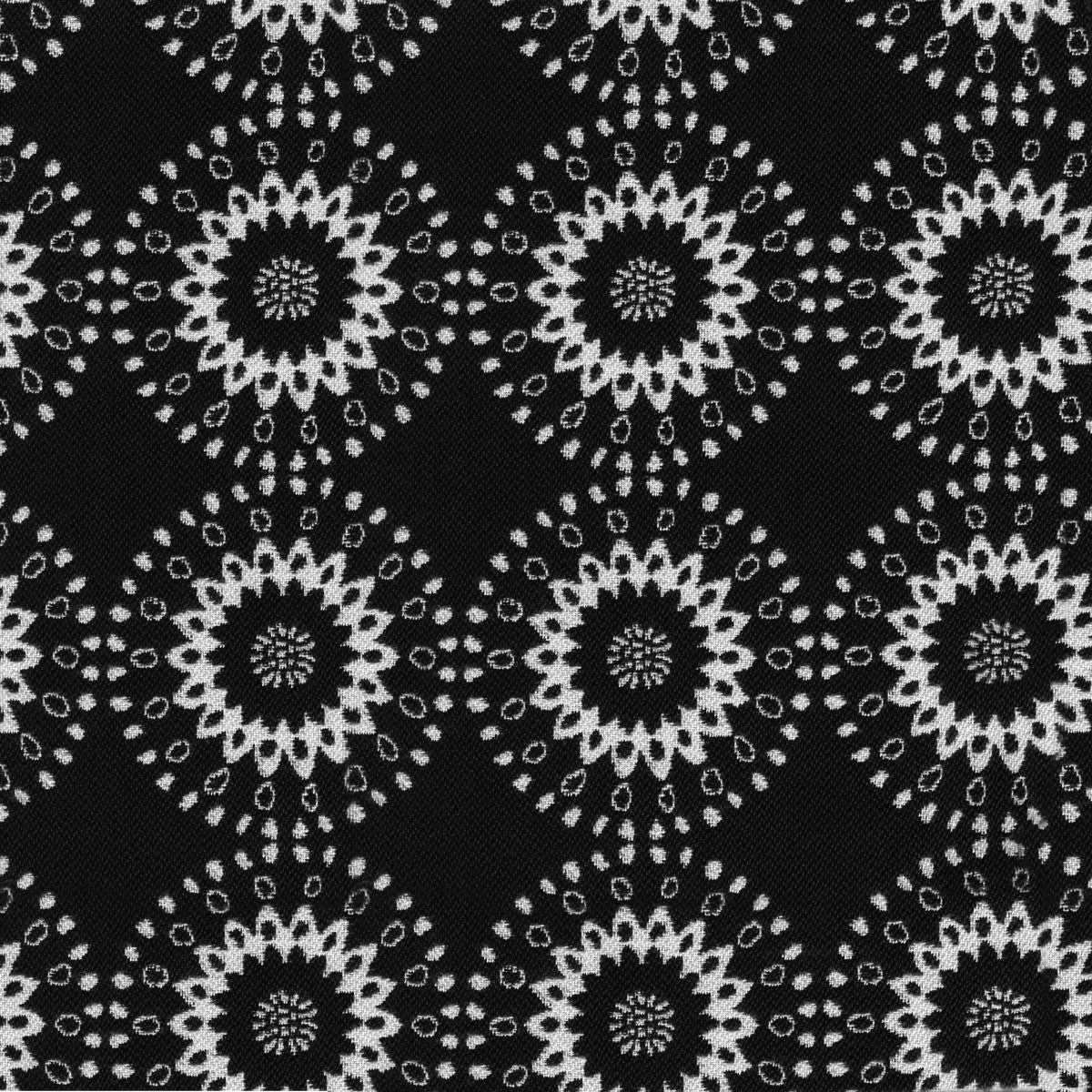 Onyx Garland Black Fabric 3Beaches Textiles
