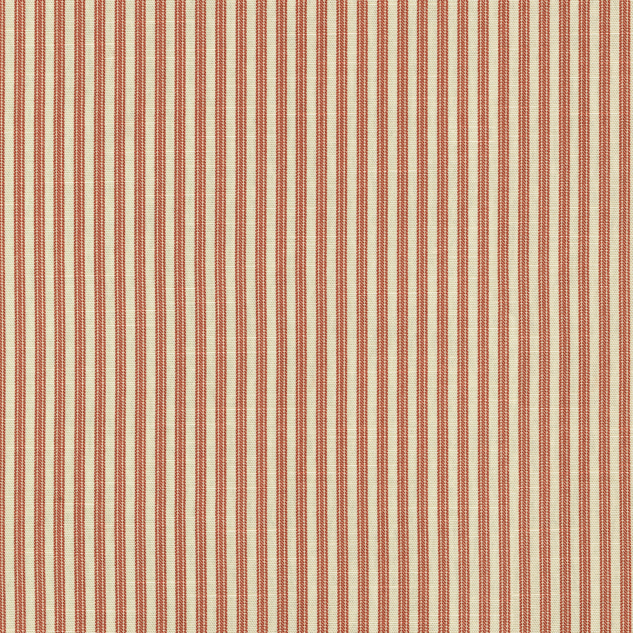 Red Ticking Upholstery fabric