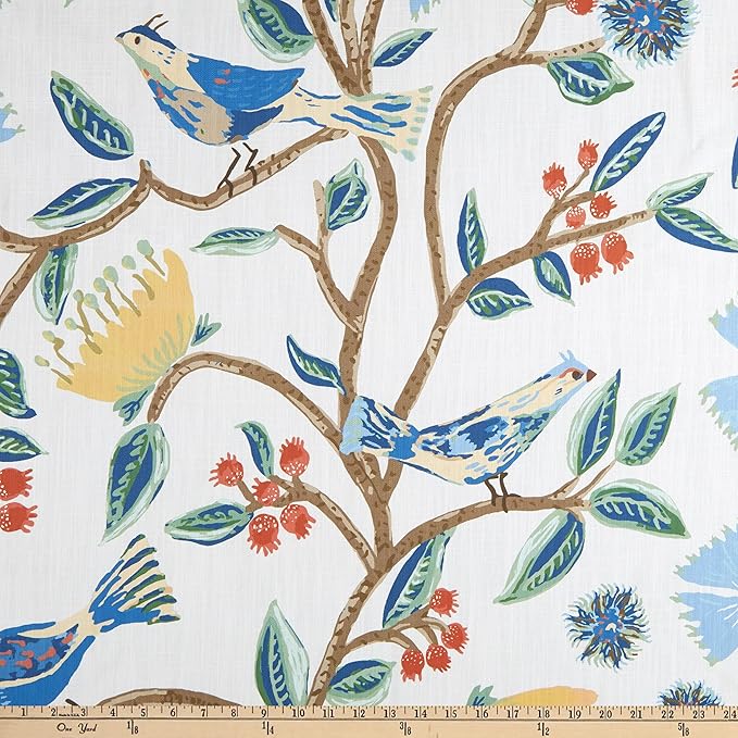Lacefield Designs Birds of Paradise Slub Duck Robben