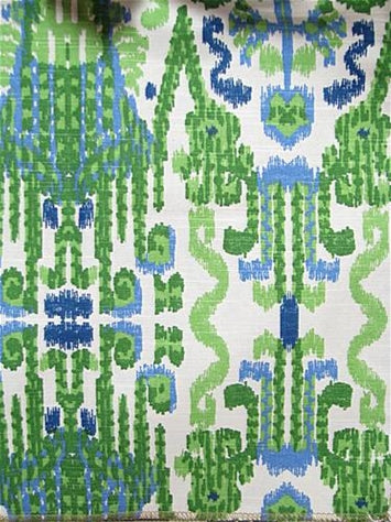 Lacefield Bombay Printed in Kelly