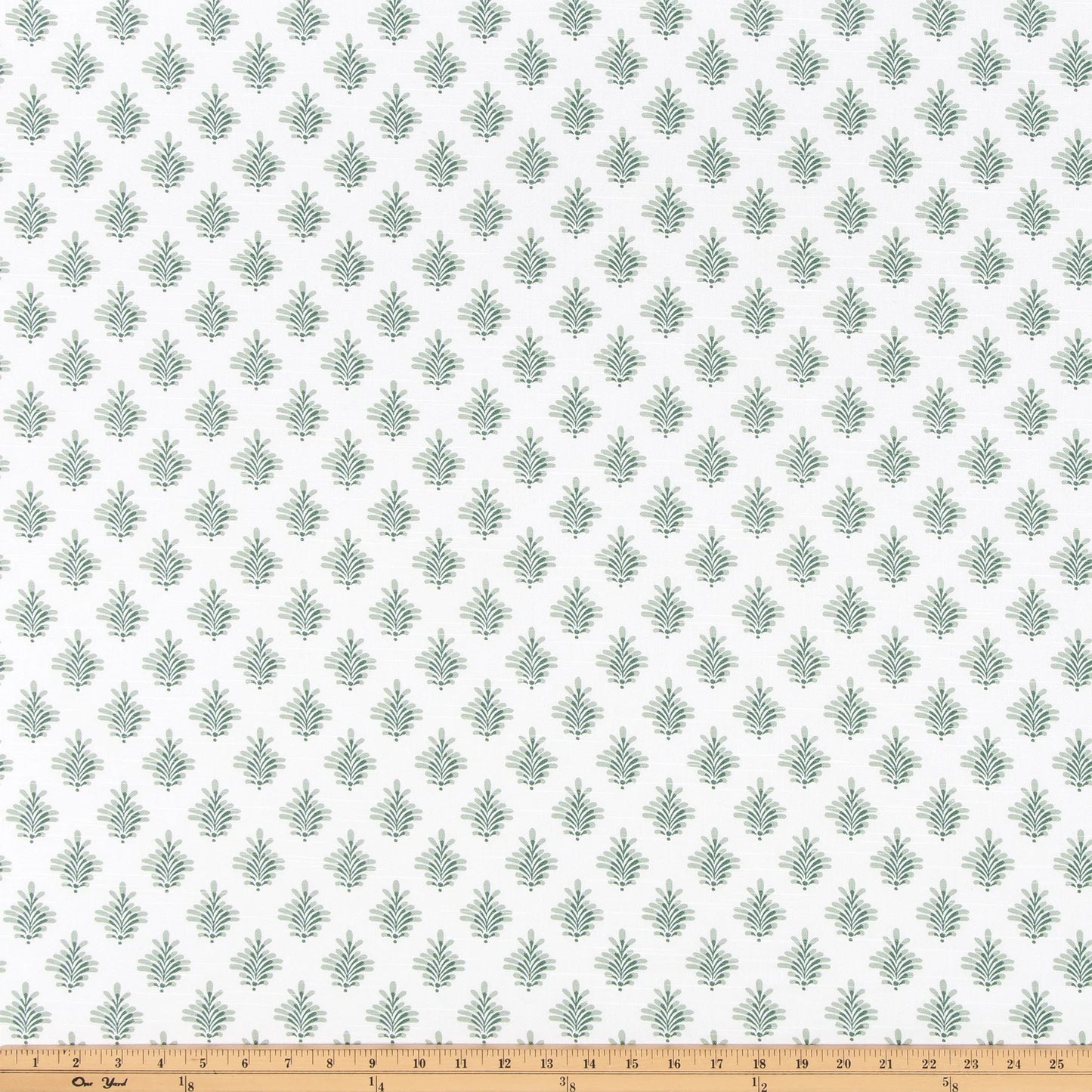 Dyann Spruce Slub 100% cotton canvas