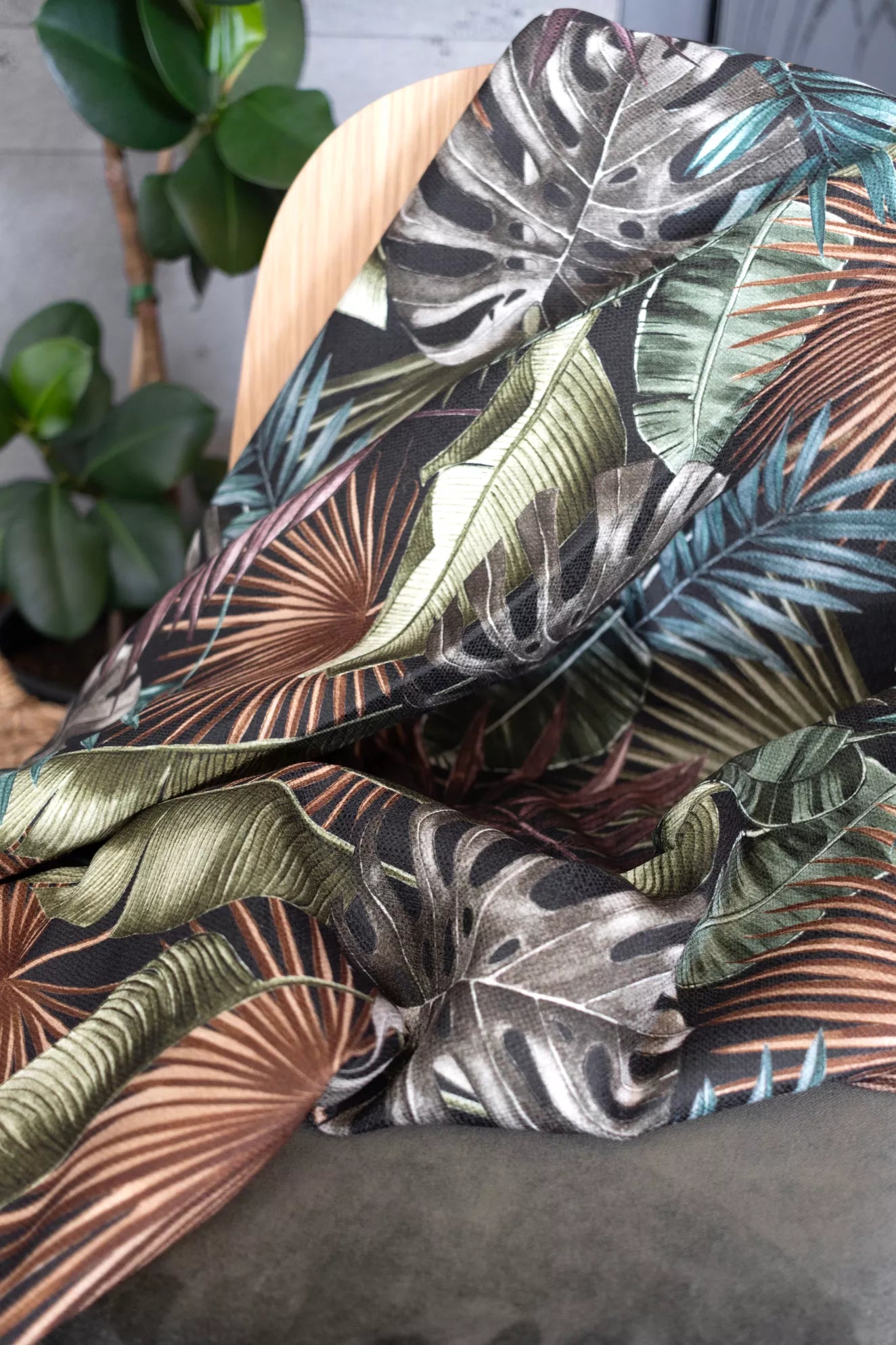 Daintree Noir by Warwick Fabrics