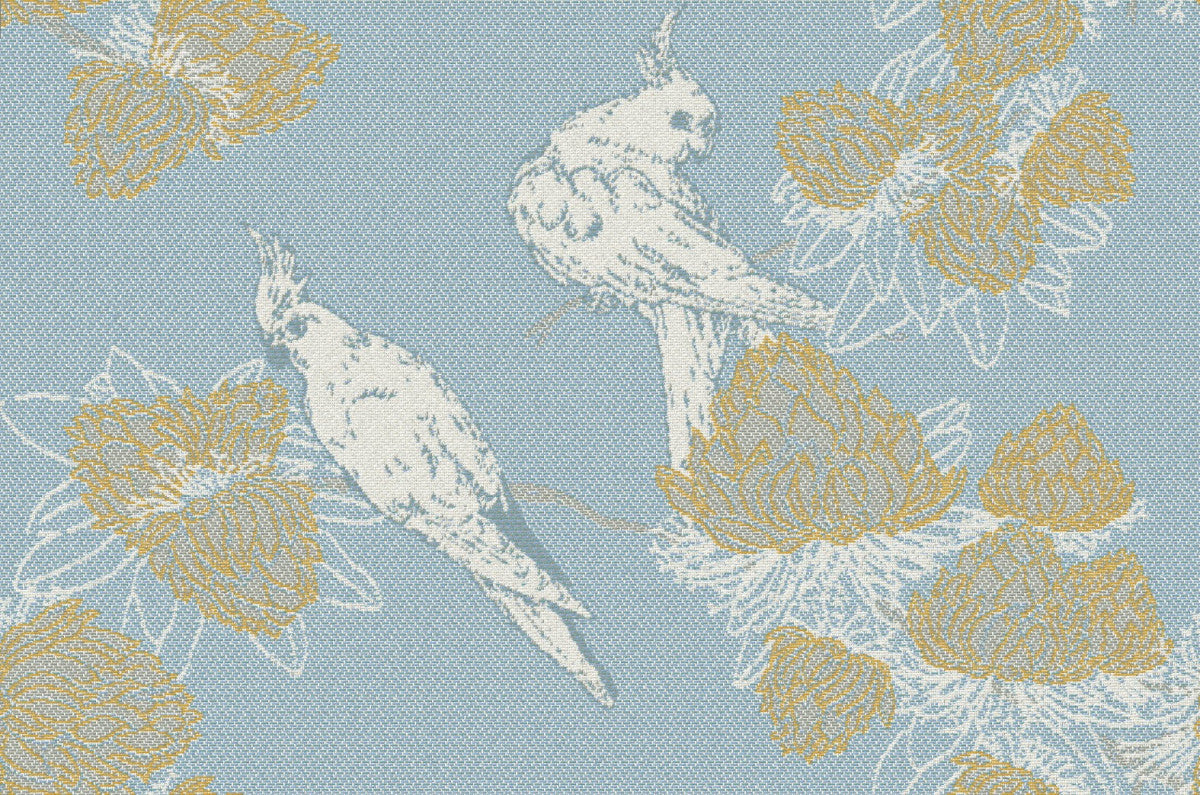 Desert Rose Bell Blue by 3Beaches Textiles