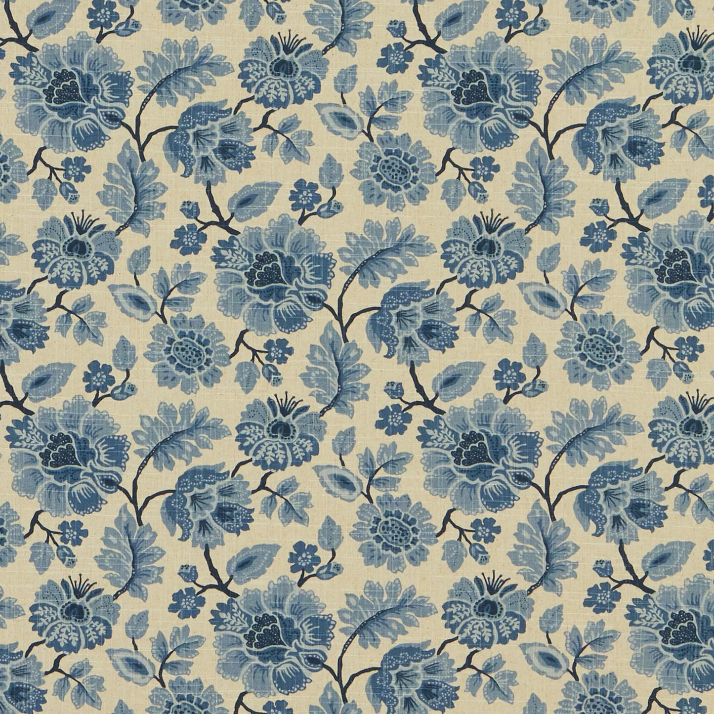 Amboli Indigo by Warwick Fabrics
