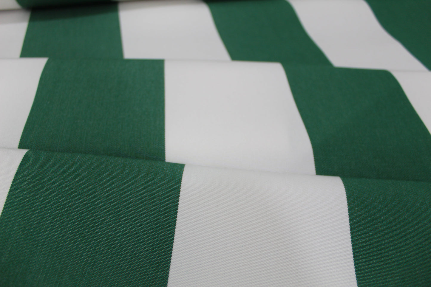 Sunbrella Green Bar Stripes