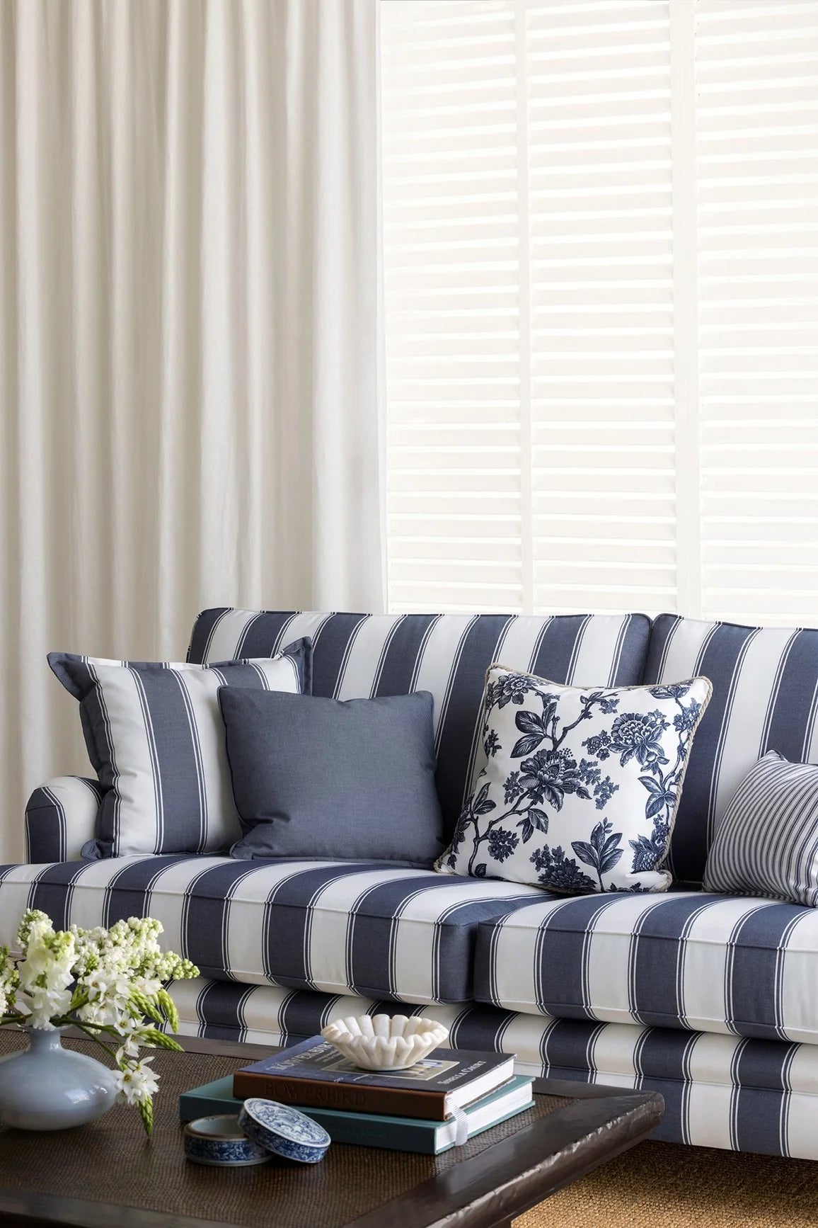 Perennial Stripe Navy by Mokum