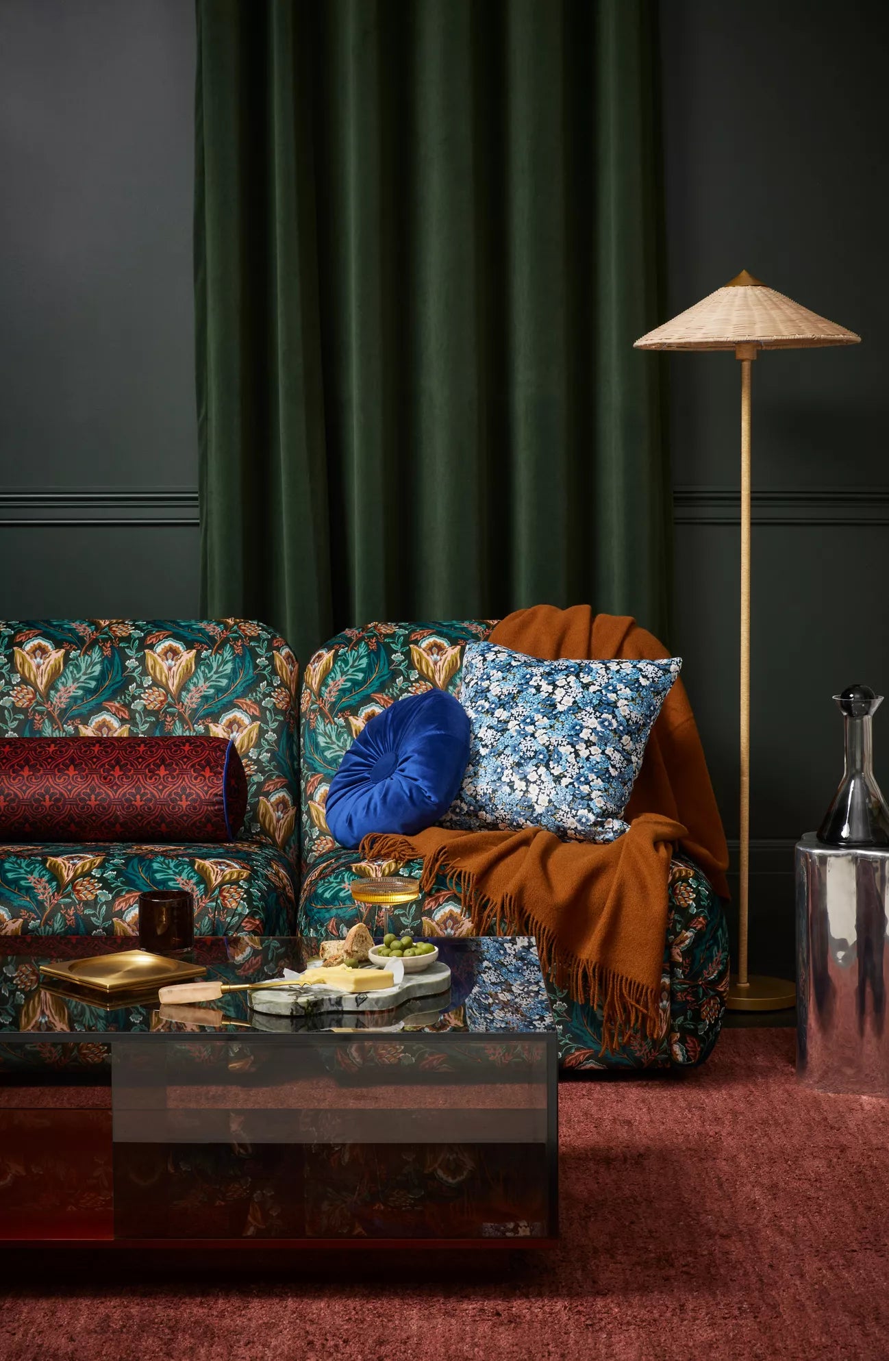 Rydel Mulberry by Warwick Fabrics