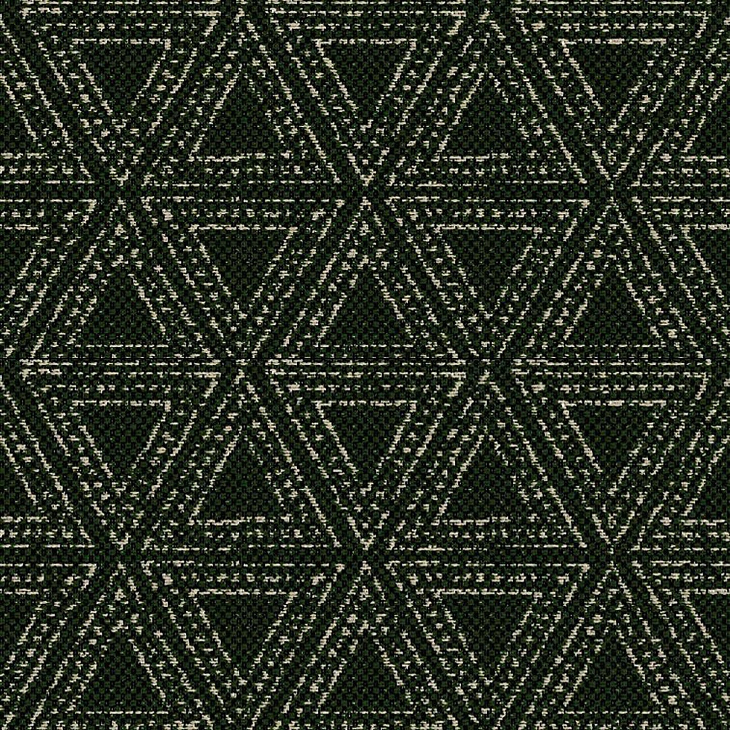 Stippled Triangle Ivy Dark Green 3Beaches Textiles