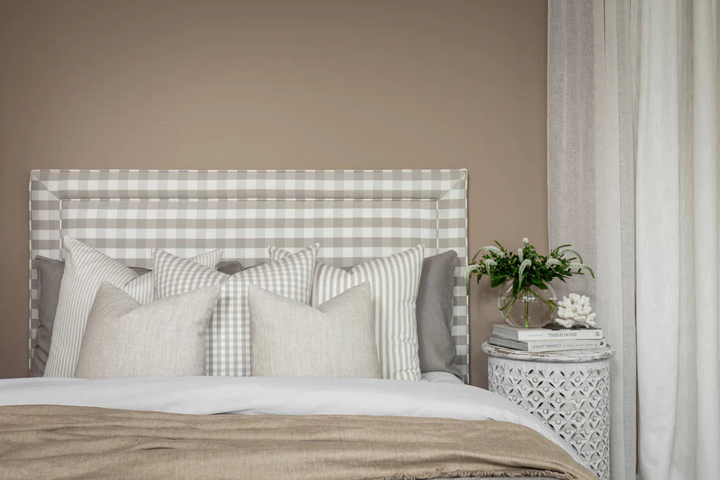 Bulimba Buffalo check fabric. Upholstery fabrics Australia