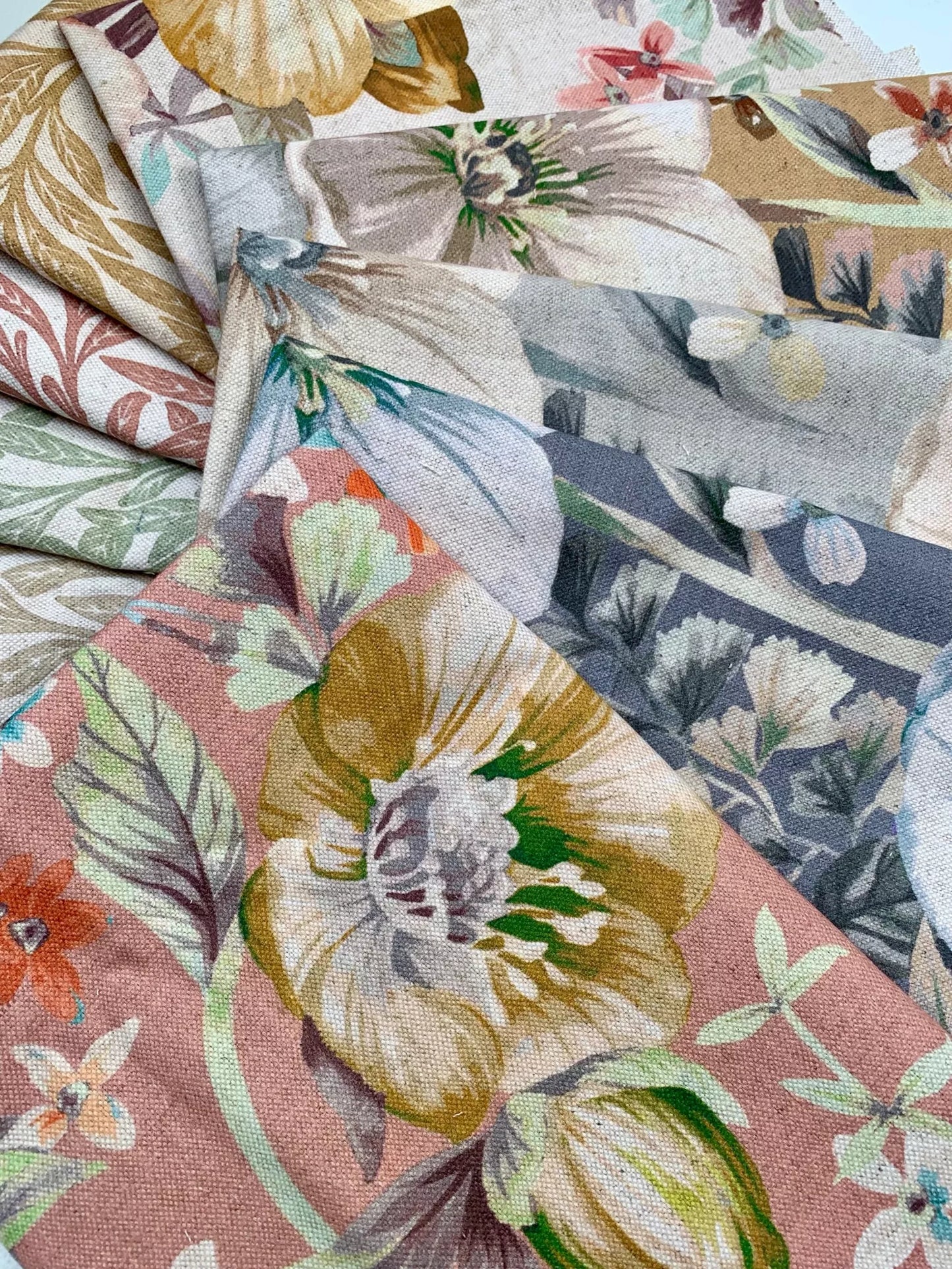 Clementine Wedgewood by Warwick Fabrics
