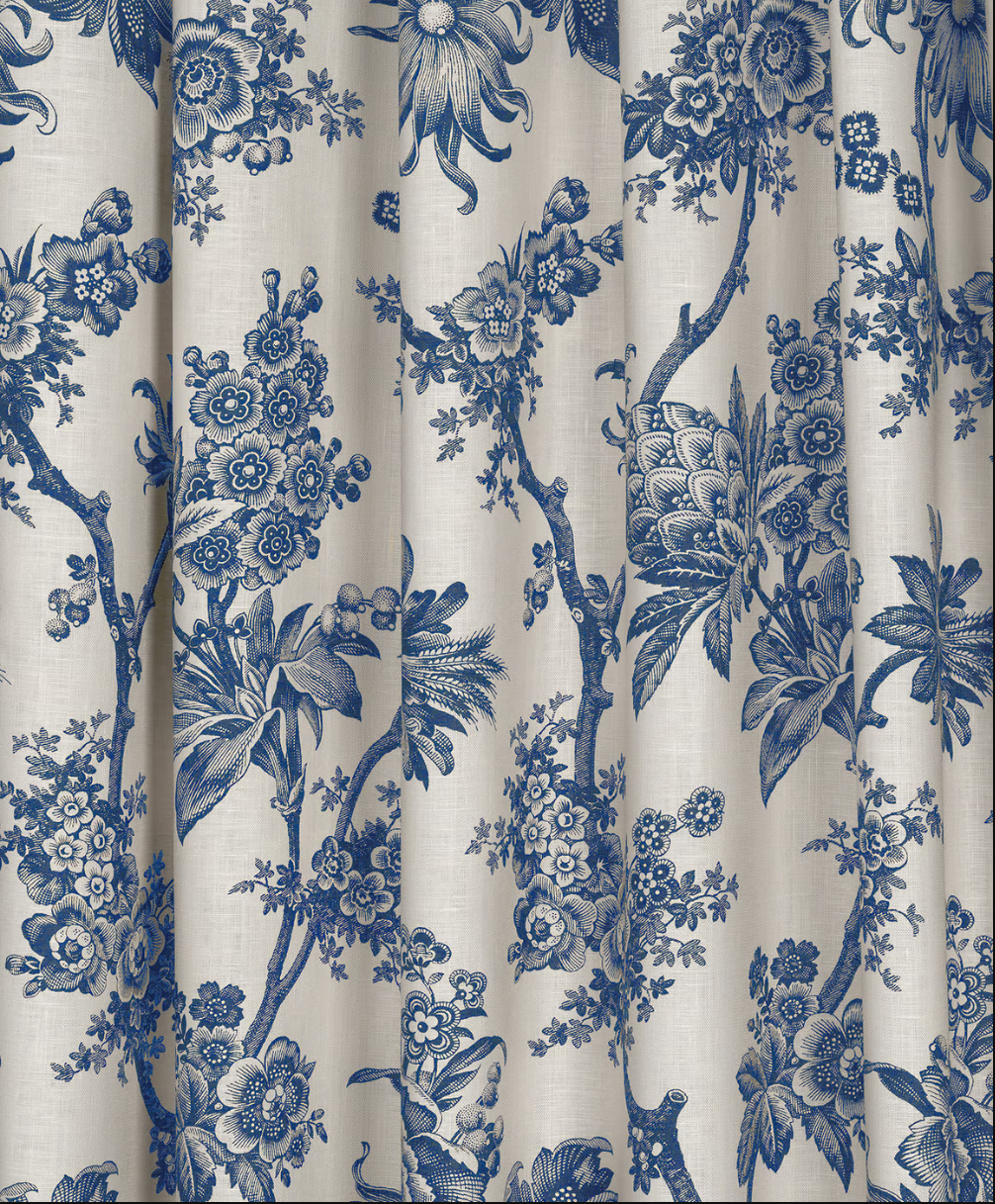 Toile De Jouy Porcelain Blue by James Dunlop