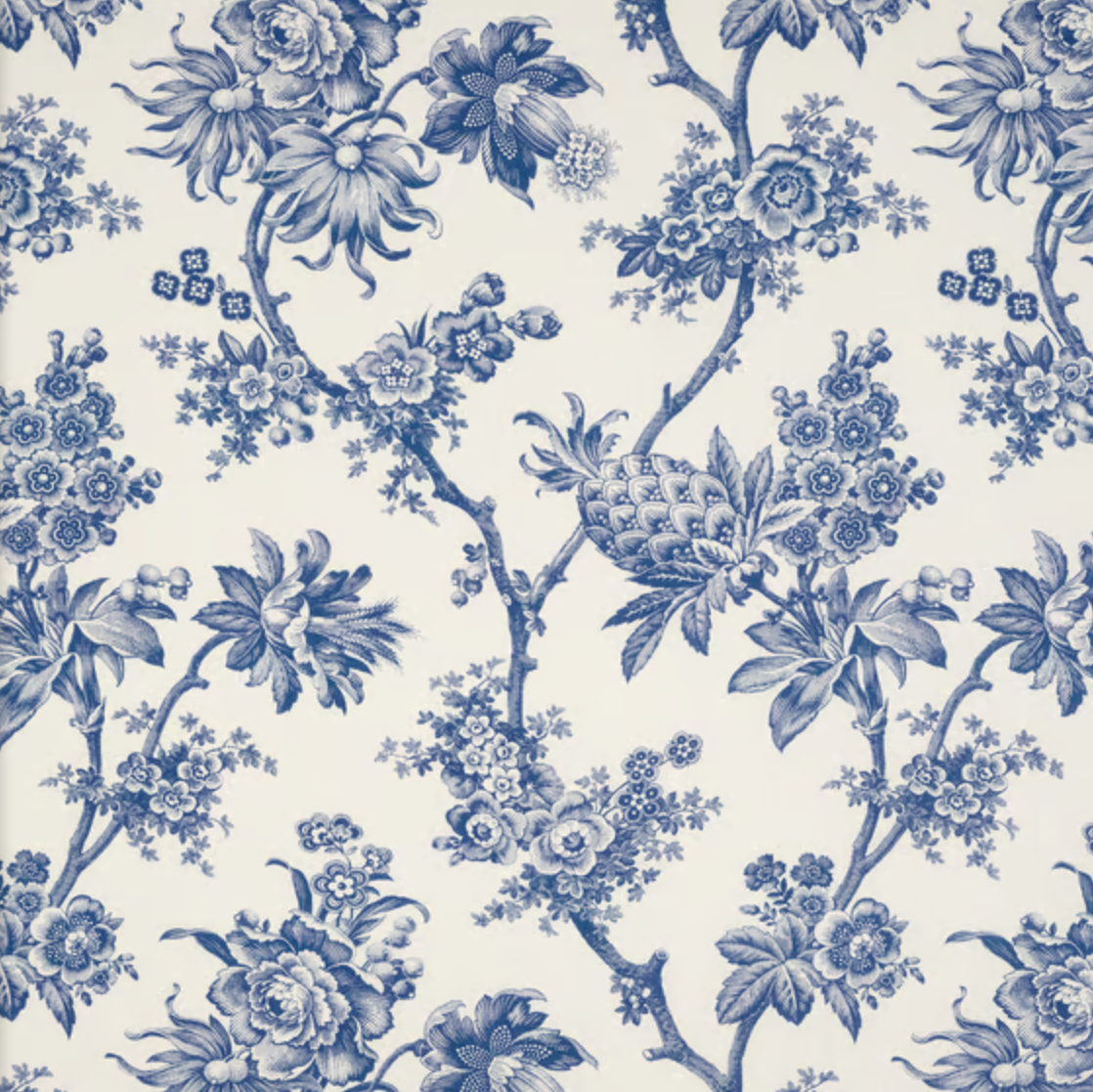 Toile De Jouy Porcelain Blue by James Dunlop