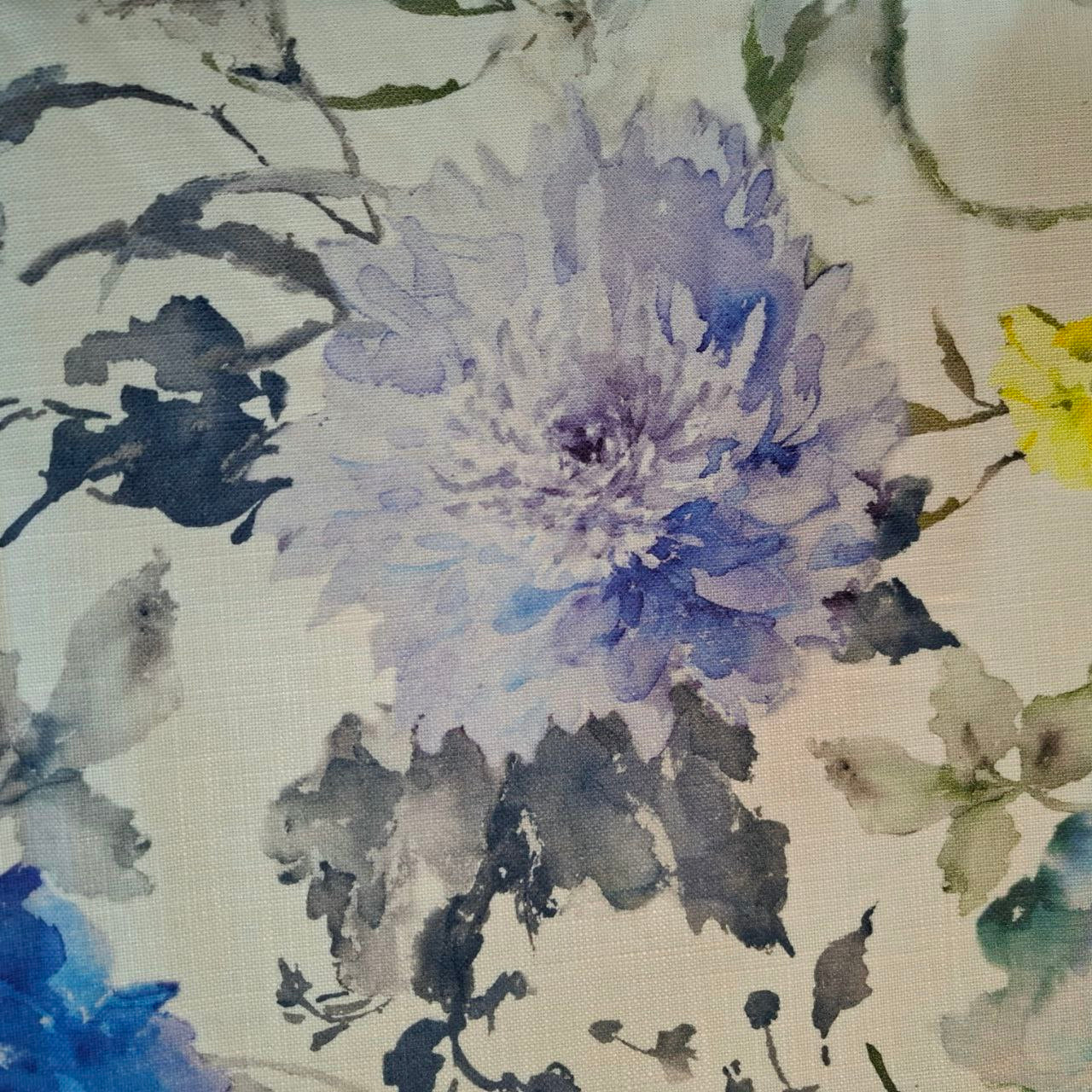Water Lily Upholstery Fabric