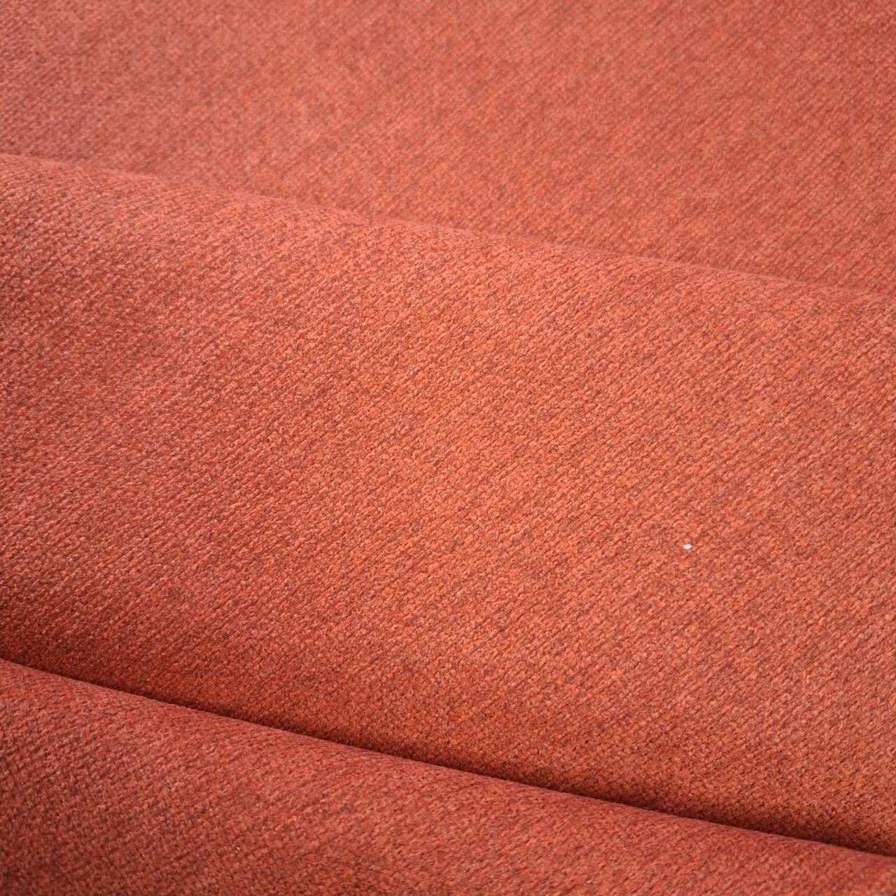 Burnt Orange Upholstery Fabric Remnant