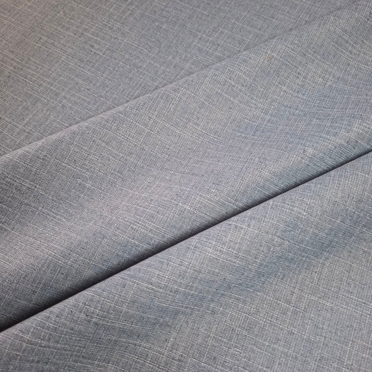 Denim blue Upholstery Fabric Remnant