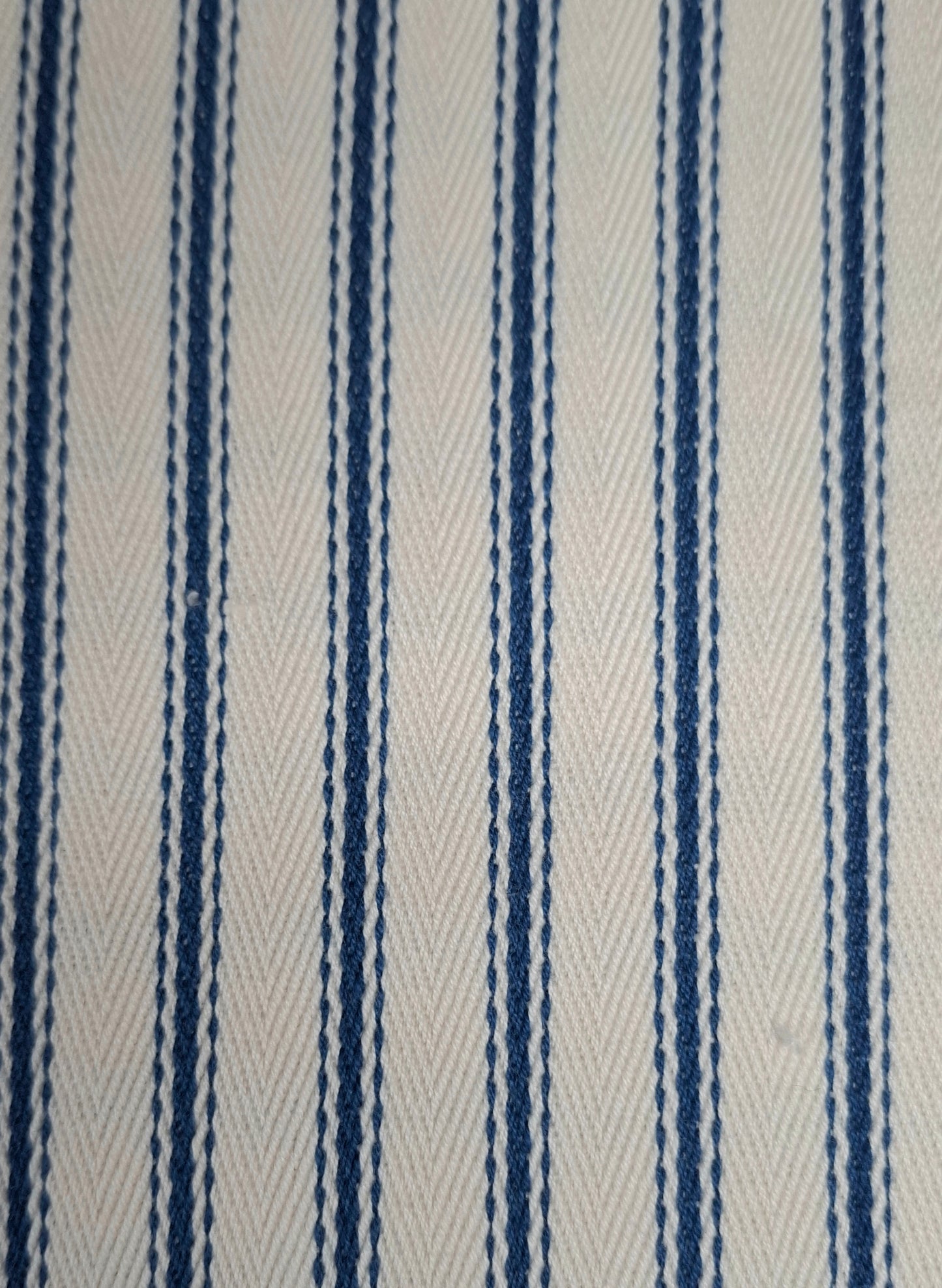 Herringbone ticking stripe by Laura & Kiran