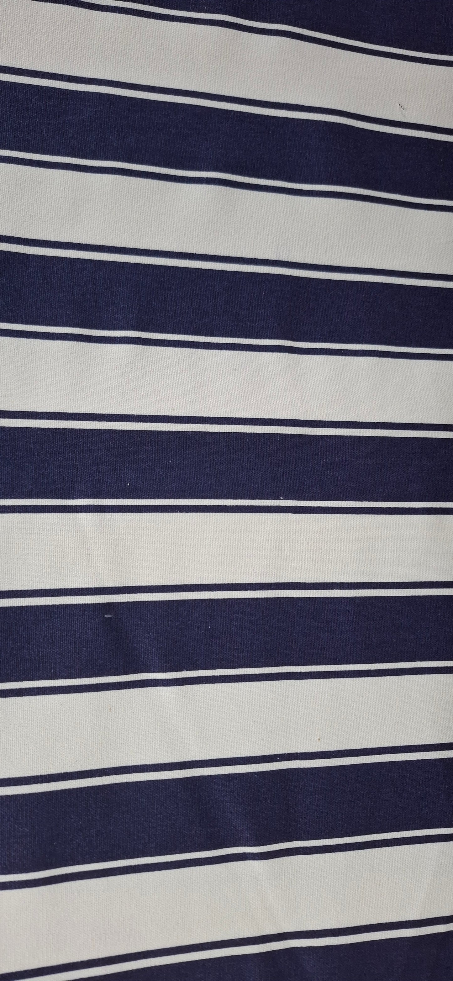 Navy stripe Upholstery fabric