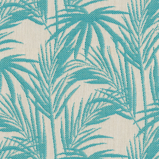 Daintree Palm Aquamarine 3Beaches Textiles