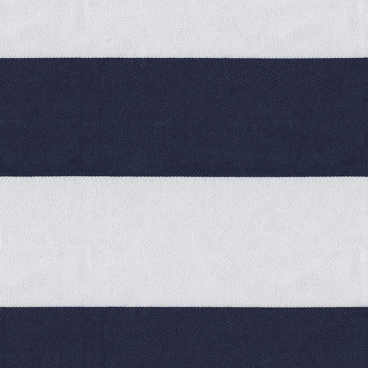 Navy Bar Stripe  by 3Beaches Textiles