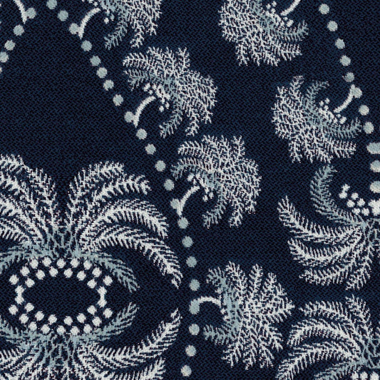 Navy Palms Fabric by 3Beaches Textiles