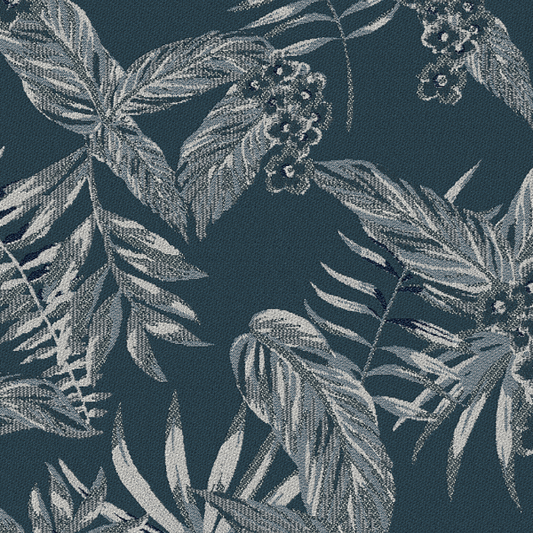 Cooktown Orchid Indigo by 3Beaches Textiles