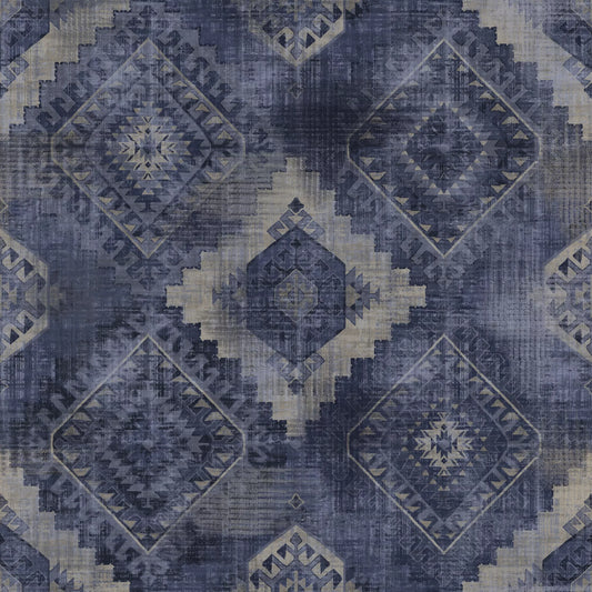 Soumakh Indigo by Warwick Fabrics