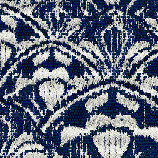 Feather Midnight by  3Beaches Textiles