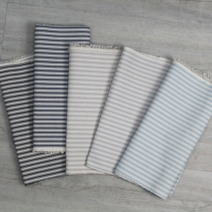 Noosa Cloud ticking stripe fabric