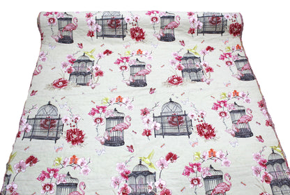 Bird Cage Toile Tapestry Fabric
