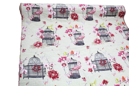 Bird Cage Toile Tapestry Fabric