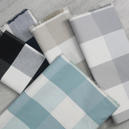 Bulimba Buffalo check fabric. Upholstery fabrics Australia