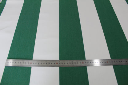Sunbrella Green Bar Stripes