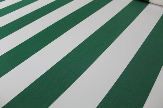 Sunbrella Green Bar Stripes