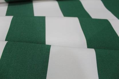 Sunbrella Green Bar Stripes