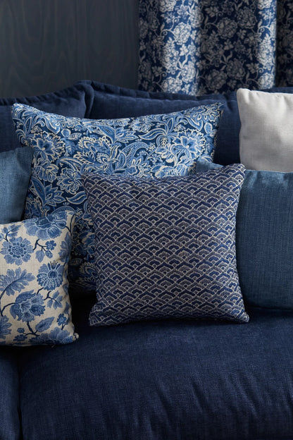 Amboli Indigo by Warwick Fabrics