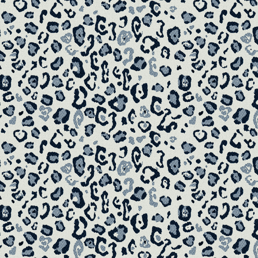 Leopard Indigo 3Beaches Textiles