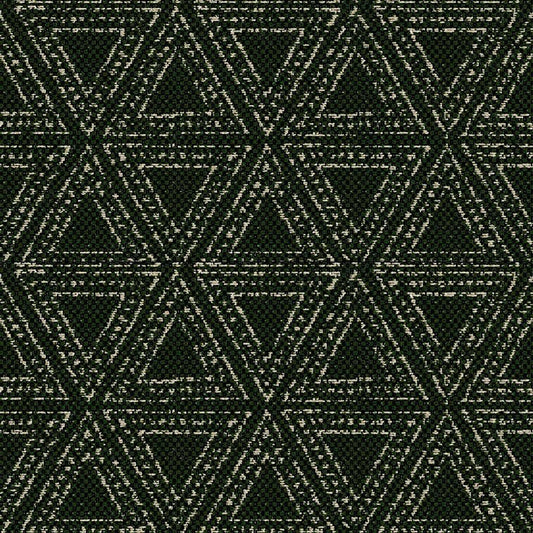 Stippled Triangle Ivy Dark Green 3Beaches Textiles