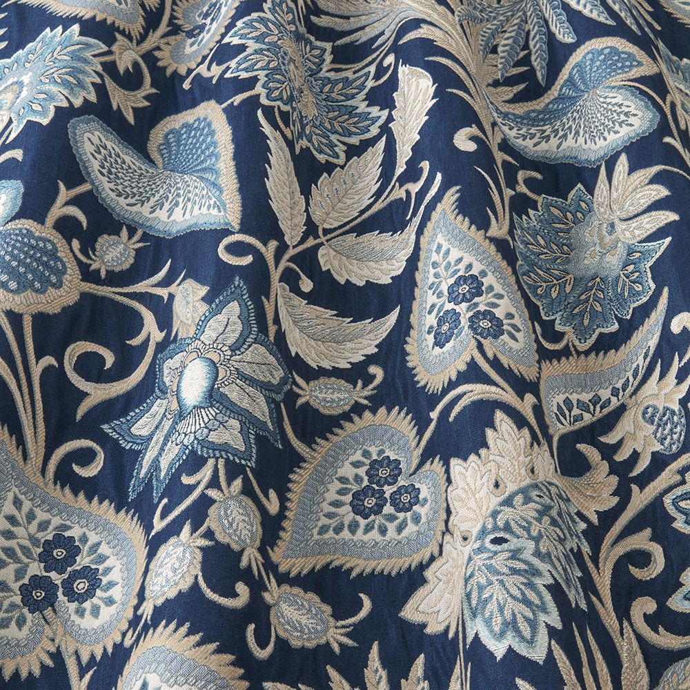 Etienne Sapphire Jacquard  by ILIV Fabrics