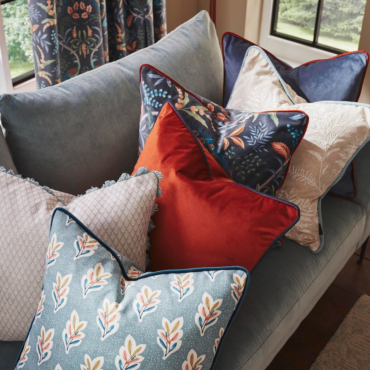 Lalita Chalk Blue Half Panama by ILIV Fabrics