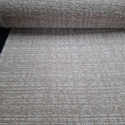Beige and creamy weaved upholstery fabric