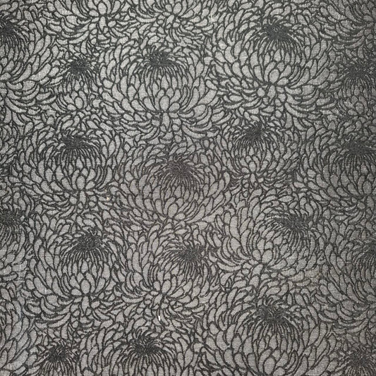 Chrysanthemum Floral Weave Upholstery Fabric