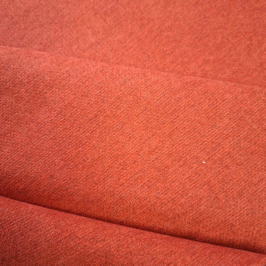Burnt Orange Upholstery Fabric Remnant