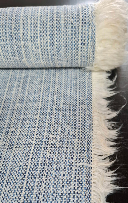 Baby Blue textured Upholstery Fabric