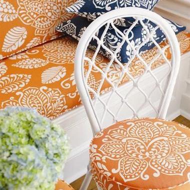 Thibaut Orange Waterbury